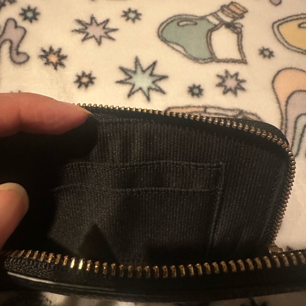 Coach Black Leather Hangtag Wallet/Card holder - Picture 6 of 7